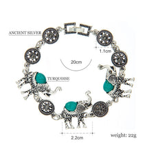 Elephant Pendant Bracelet and earrings