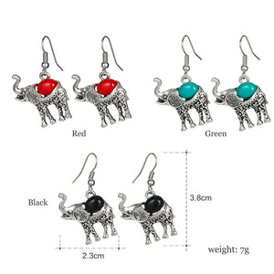 Elephant Pendant Bracelet and earrings