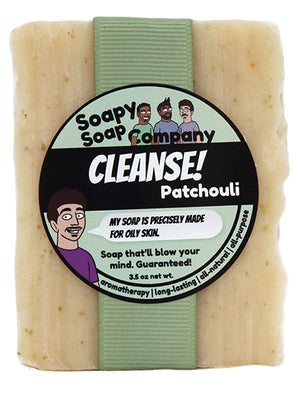CLEANSE! - Patchouli Bar Soap (vegan, halal)