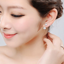 Austrian Zircon Crystal Hoop Earrings