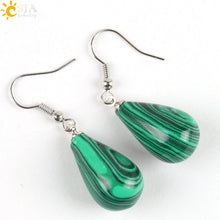 Platinum plated Copper Vintage Pear Shape Water Drop Dangle Earring