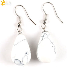 Platinum plated Copper Vintage Pear Shape Water Drop Dangle Earring